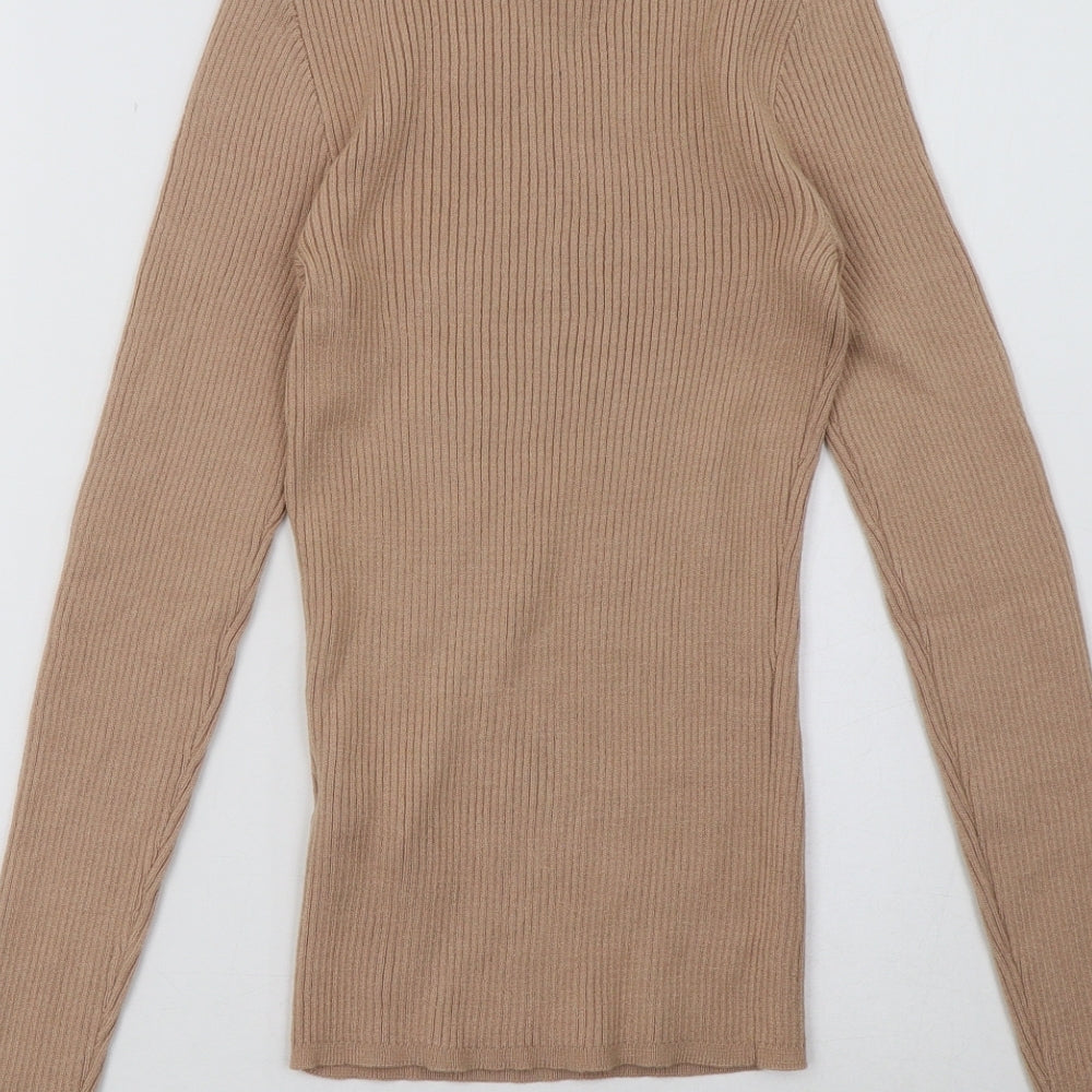Primark Womens Beige Pullover Sweatshirt Size S