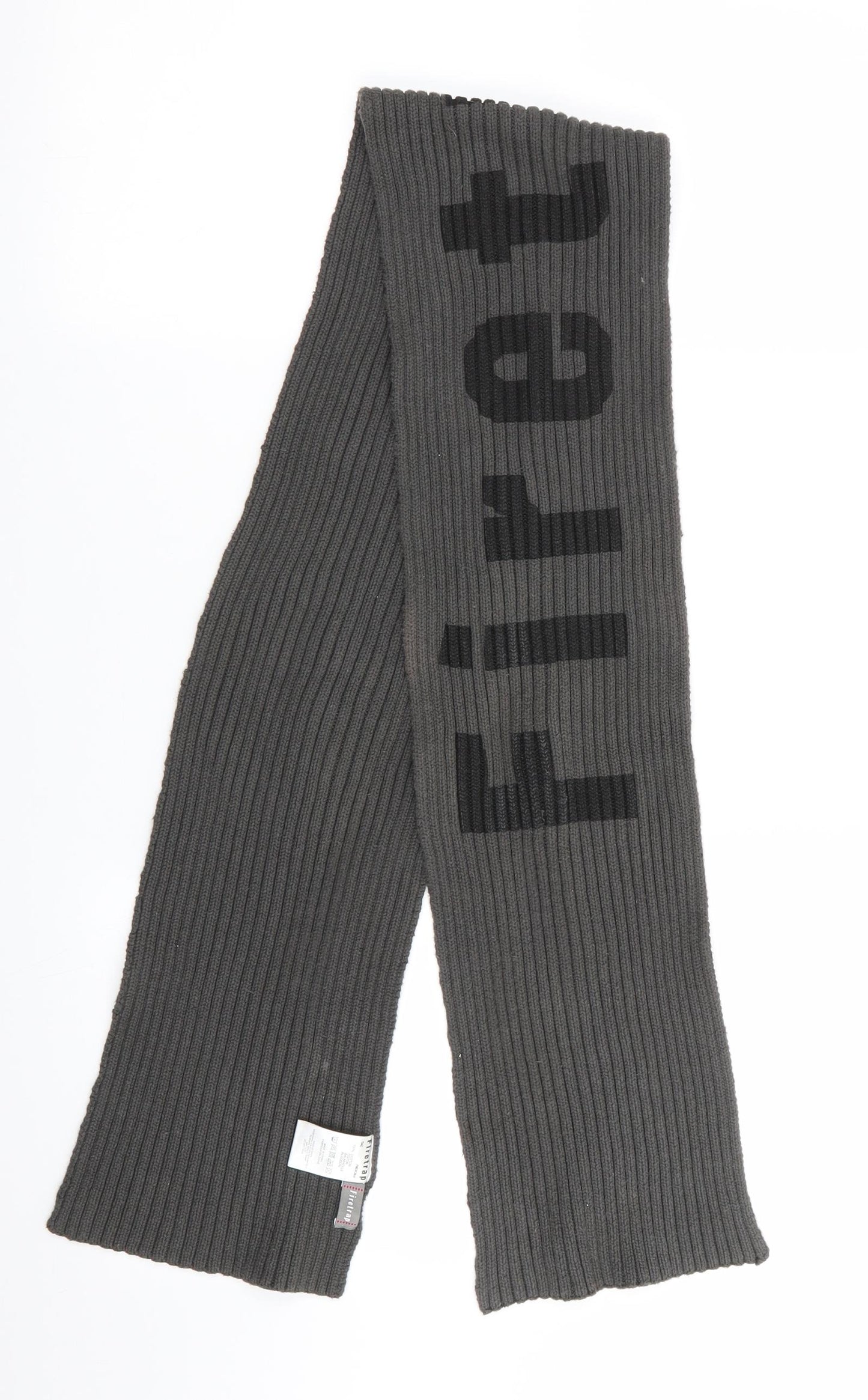 Firetrap Mens Grey Scarf One Size - Firetrap