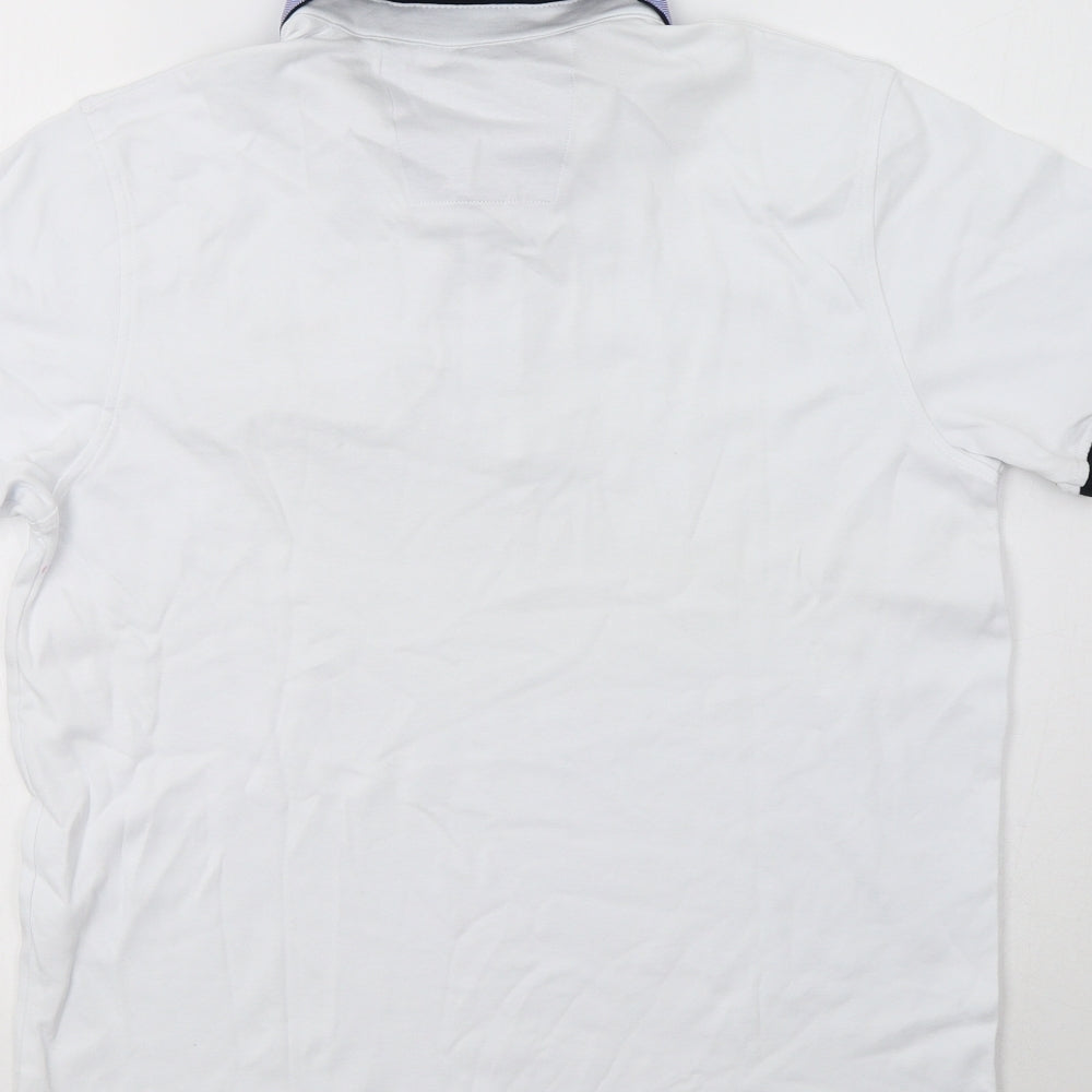 Tom Tower Mens White Polo Size XL