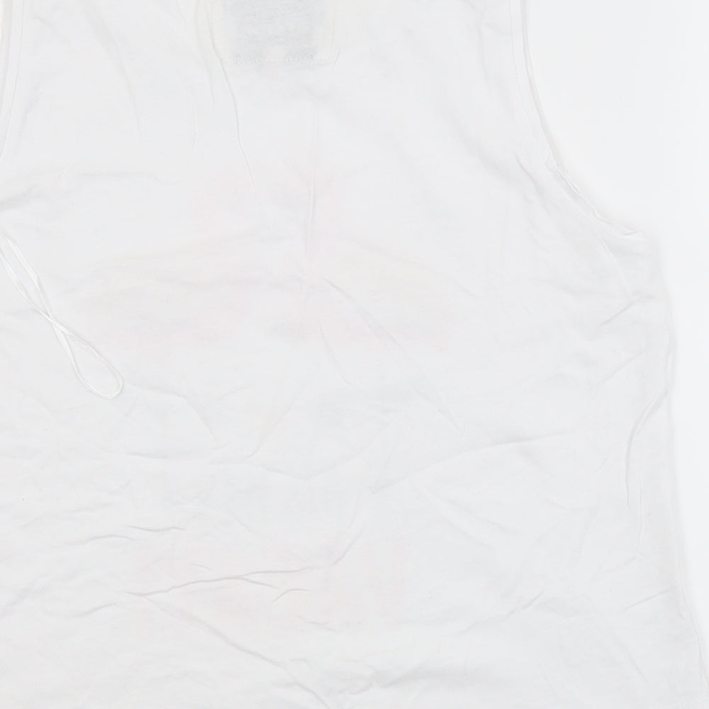 Preworn Womens White Top Pyjama Top Size 12