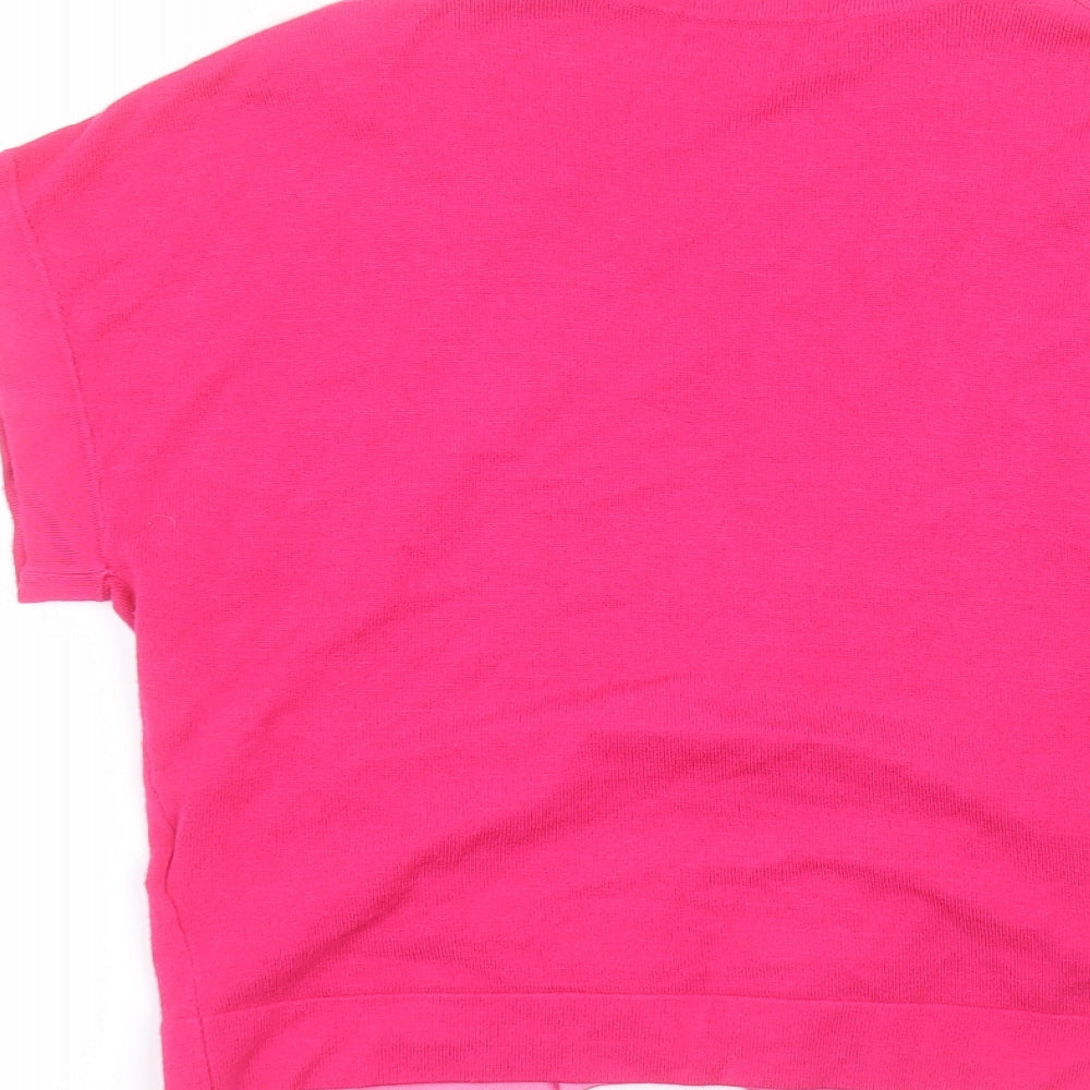 Marks and Spencer Womens Pink Cardigan Jumper Size 10