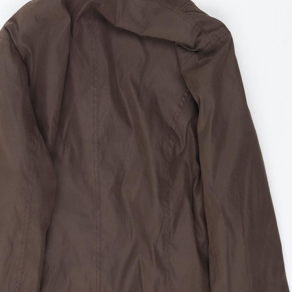 Per Una Womens Brown Parka Coat Size M