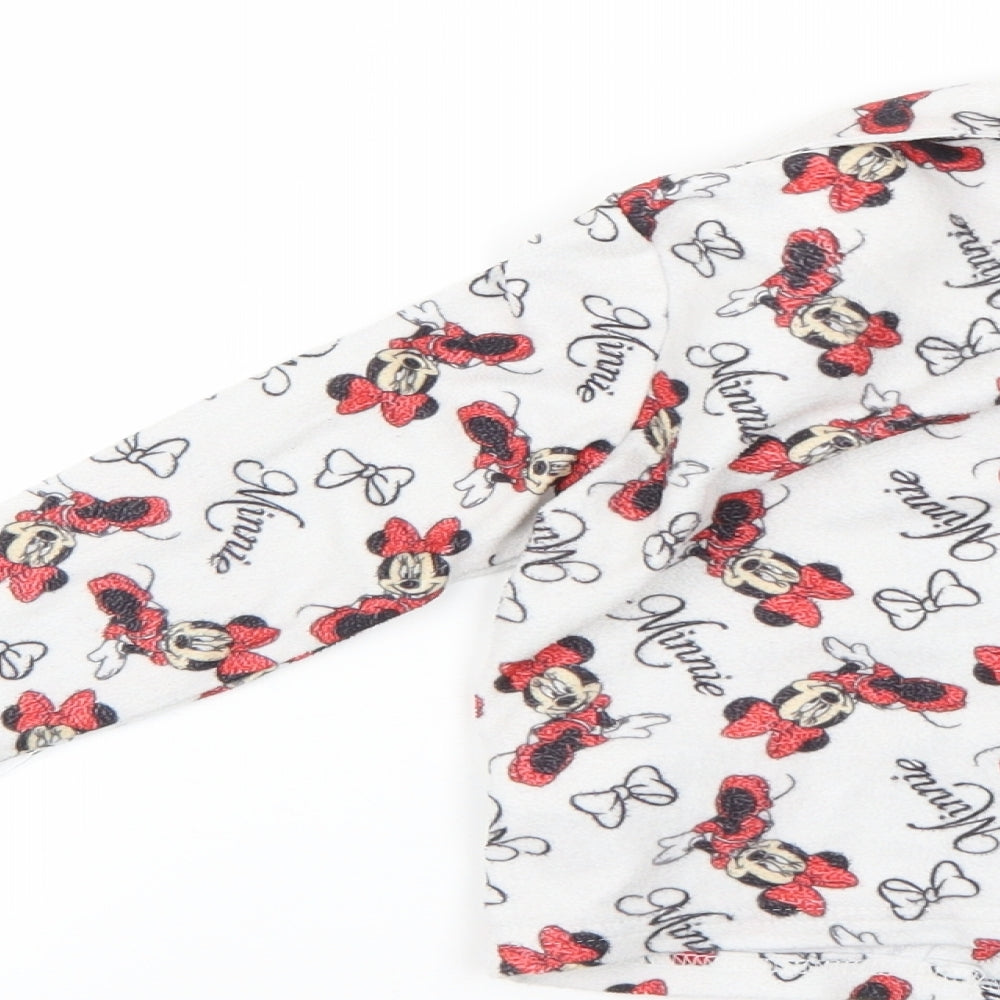 minnie mouse Girls Multicoloured Geometric Top Pyjama Top Size 2-3 Years