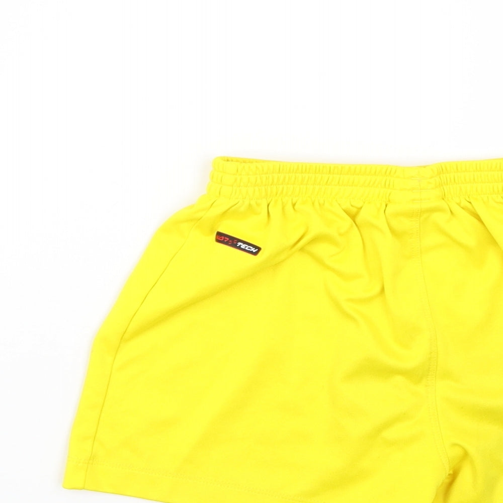 warrior Boys Yellow Sweat Shorts Size 4-5 Years