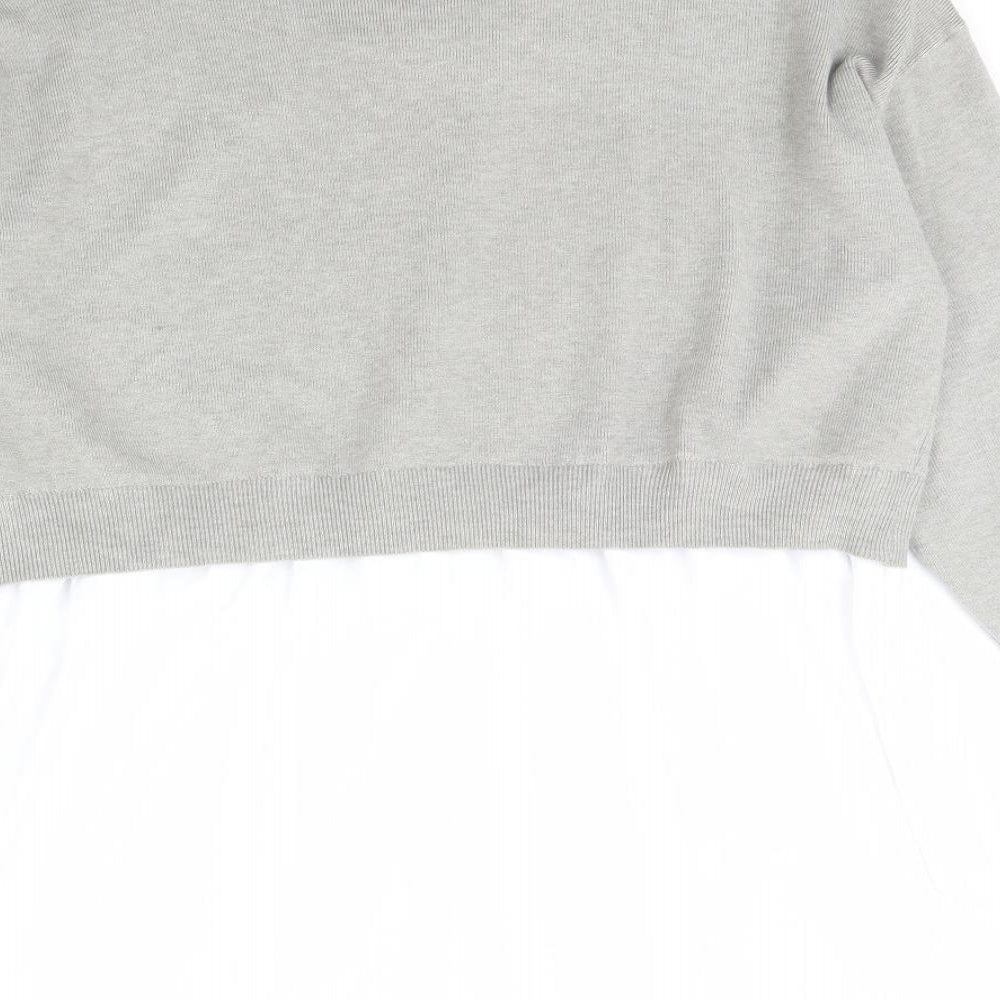 Cameo rose Womens Grey Pullover Jumper Size M