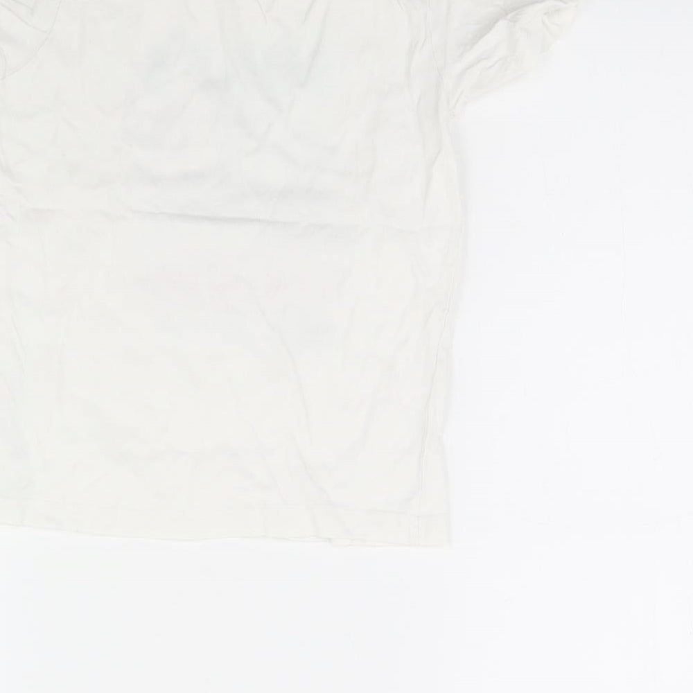 Primark Boys White Basic T-Shirt Size 5 Years