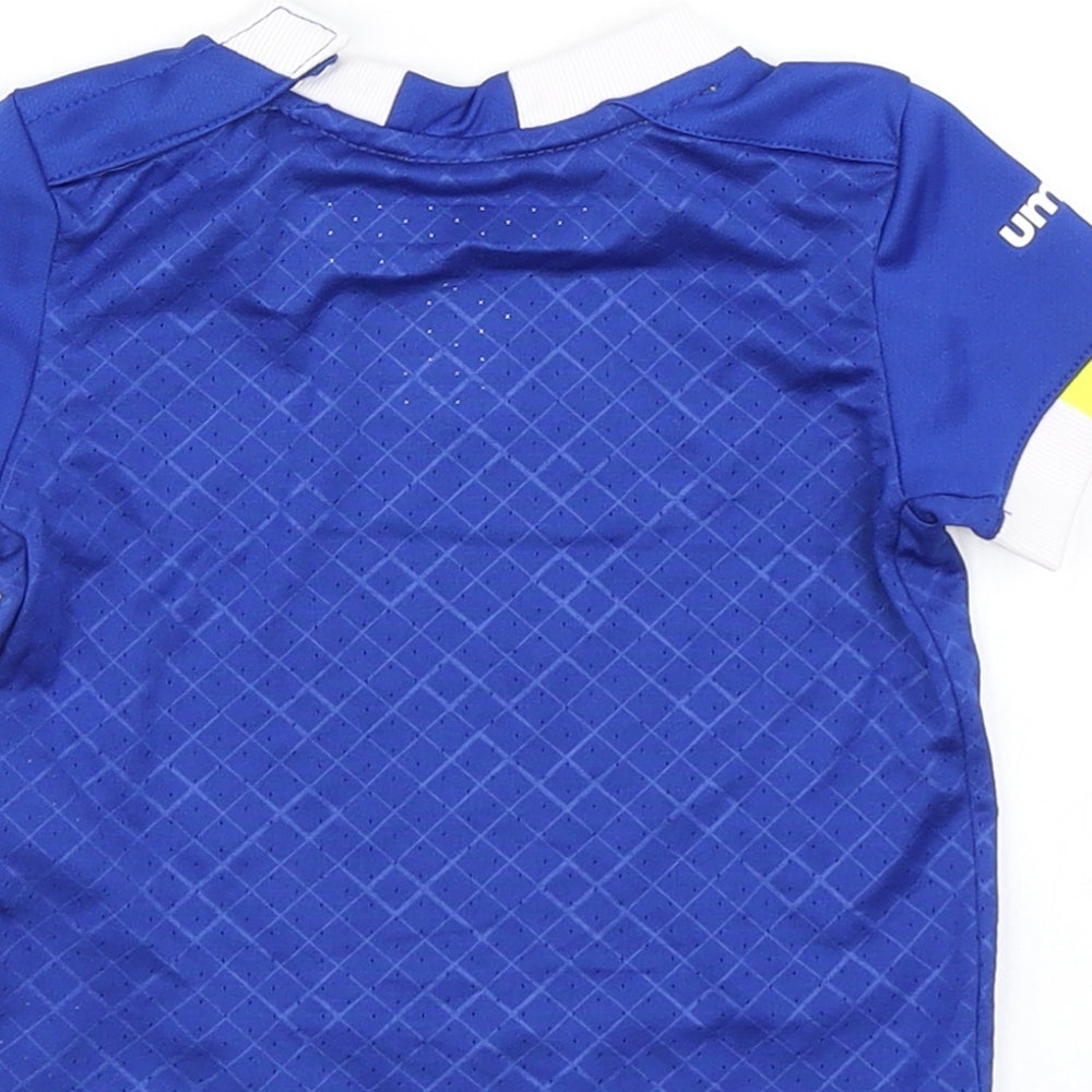 Umbro Boys Blue Basic T-Shirt Size 3-6 Months - Everton