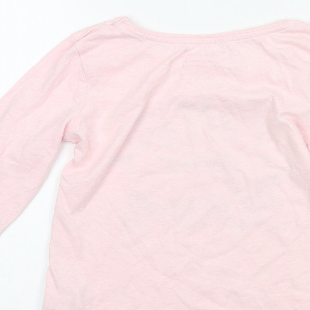 Primark Girls Pink Jersey Basic T-Shirt Size 8-9 Years - Follow yours Dreams