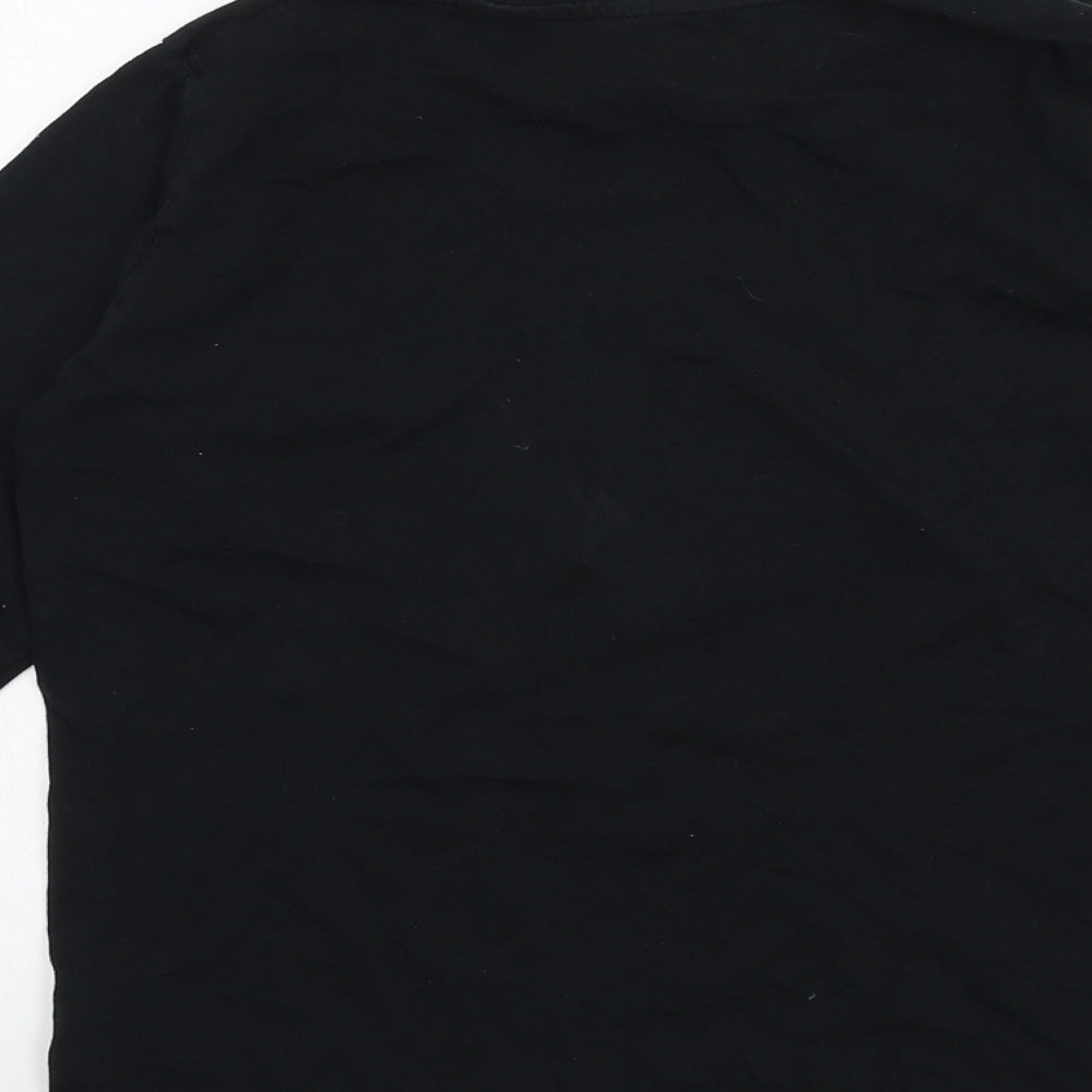 PEP & CO Girls Black Jersey Top Pyjama Top Size 11-12 Years - Hulacorn