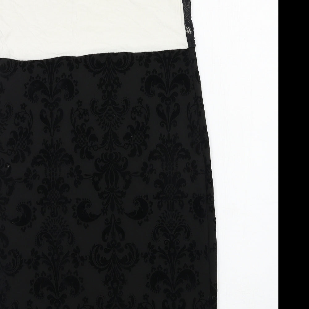 Preworn Womens Ivory Jersey Bodycon Size 14