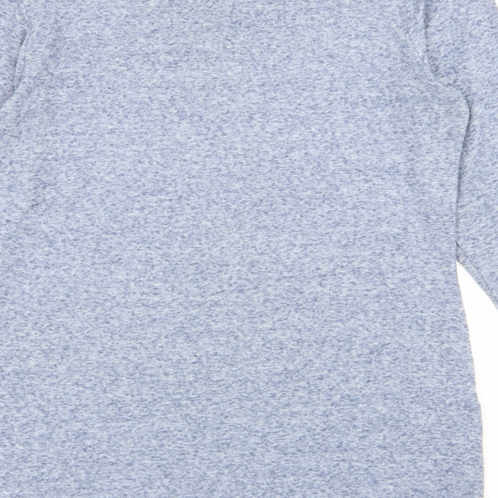 CND Womens Blue Basic T-Shirt Size 14