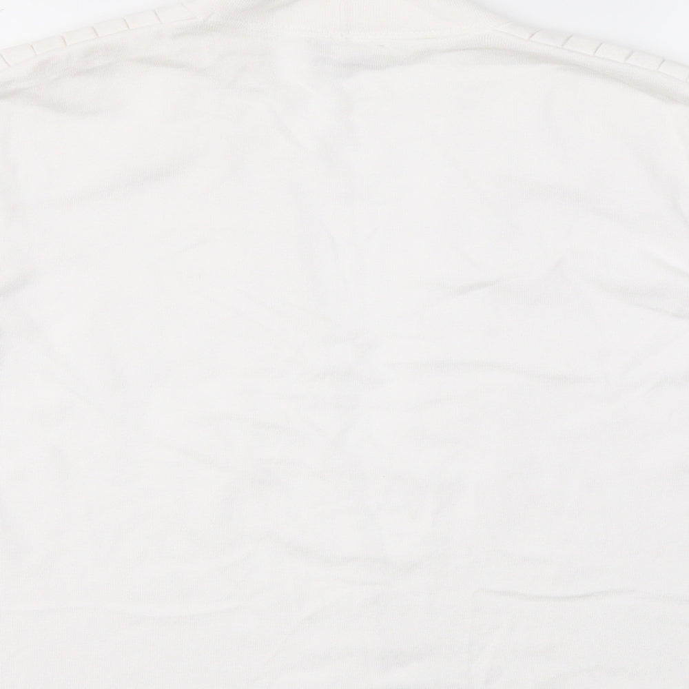 CC Womens White Pullover Jumper Size XL
