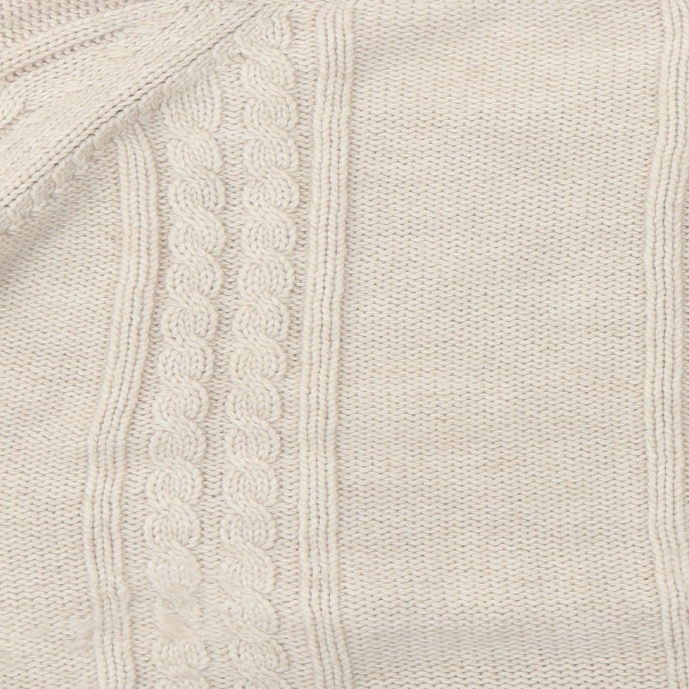 OASIS Womens Beige Pullover Jumper Size S