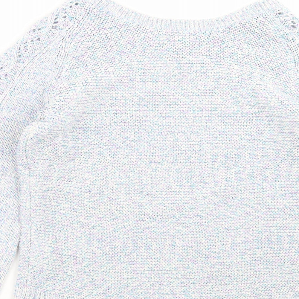 Marks and Spencer Womens Blue Knit Pullover Jumper Size 12
