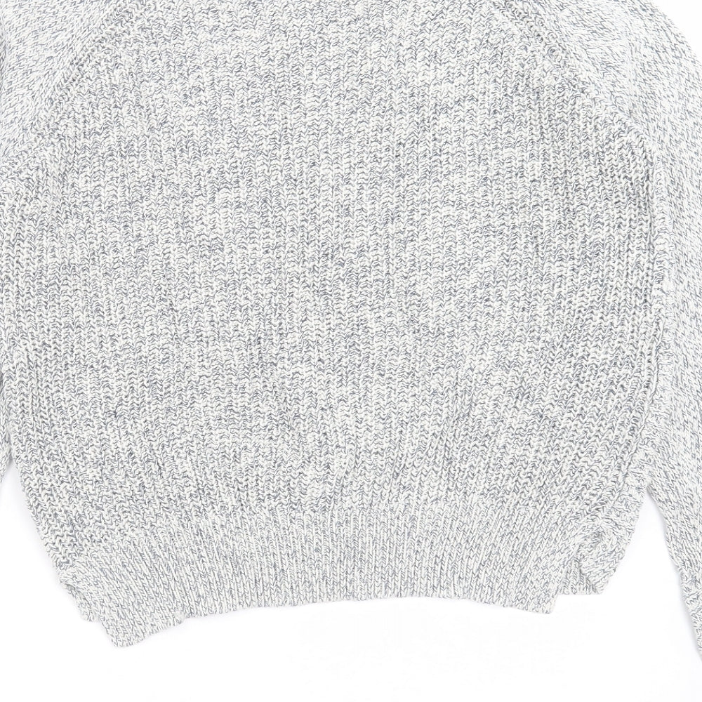 Marks and Spencer Womens Grey Knit Pullover Jumper Size 12