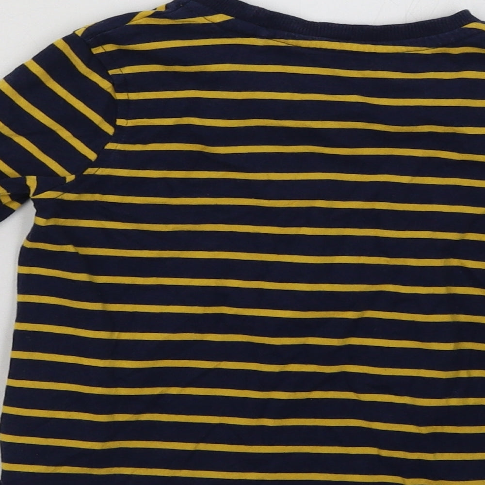 George Boys Blue Striped Pullover Sweatshirt Size 2-3 Years