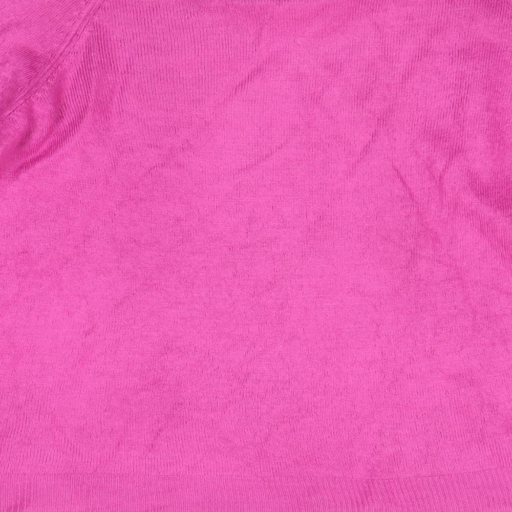 M&S Womens Pink Pullover Jumper Size 12