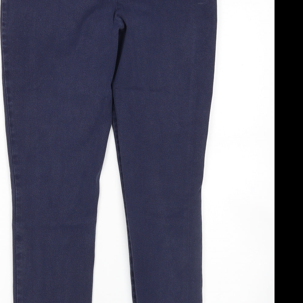 M&S Womens Blue Skinny Jeans Size 12 L26 in