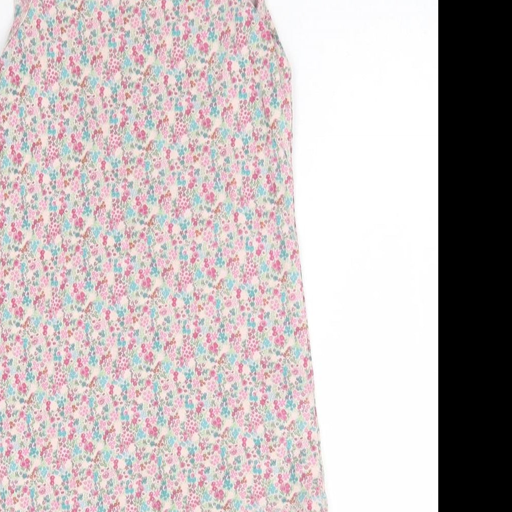 NEXT Girls Multicoloured Floral Basic Tank Size 11 Years