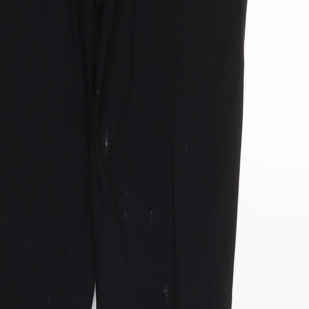 New Look Womens Black Trousers Size 8 L29 in