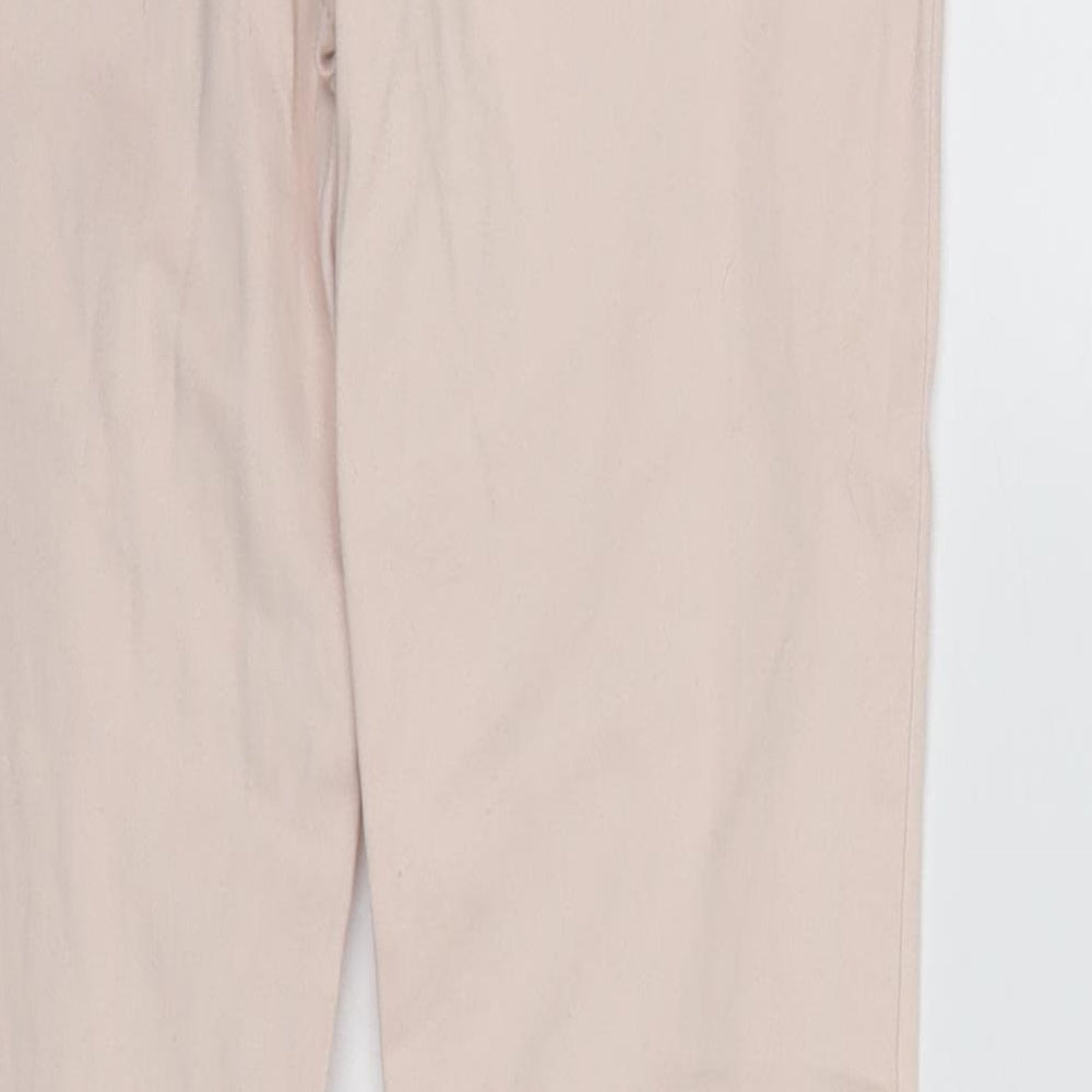 Denim & Co. Girls Pink Tapered Jeans Size 12-13 Years