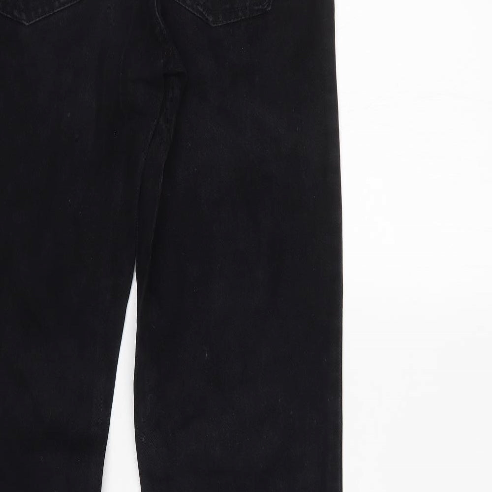 DP Denim Womens Black Flared Jeans Size 12 L32 in