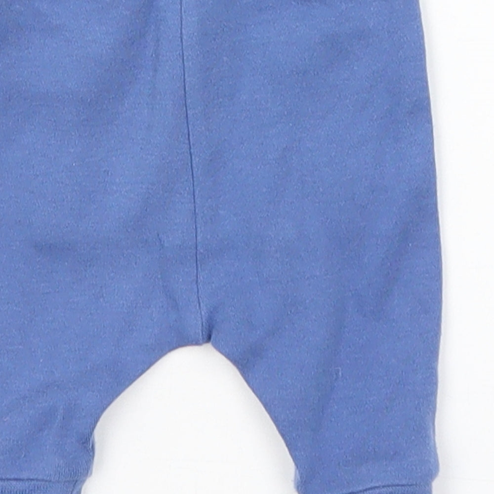 M&S Baby Blue Jogger Trousers Size Newborn