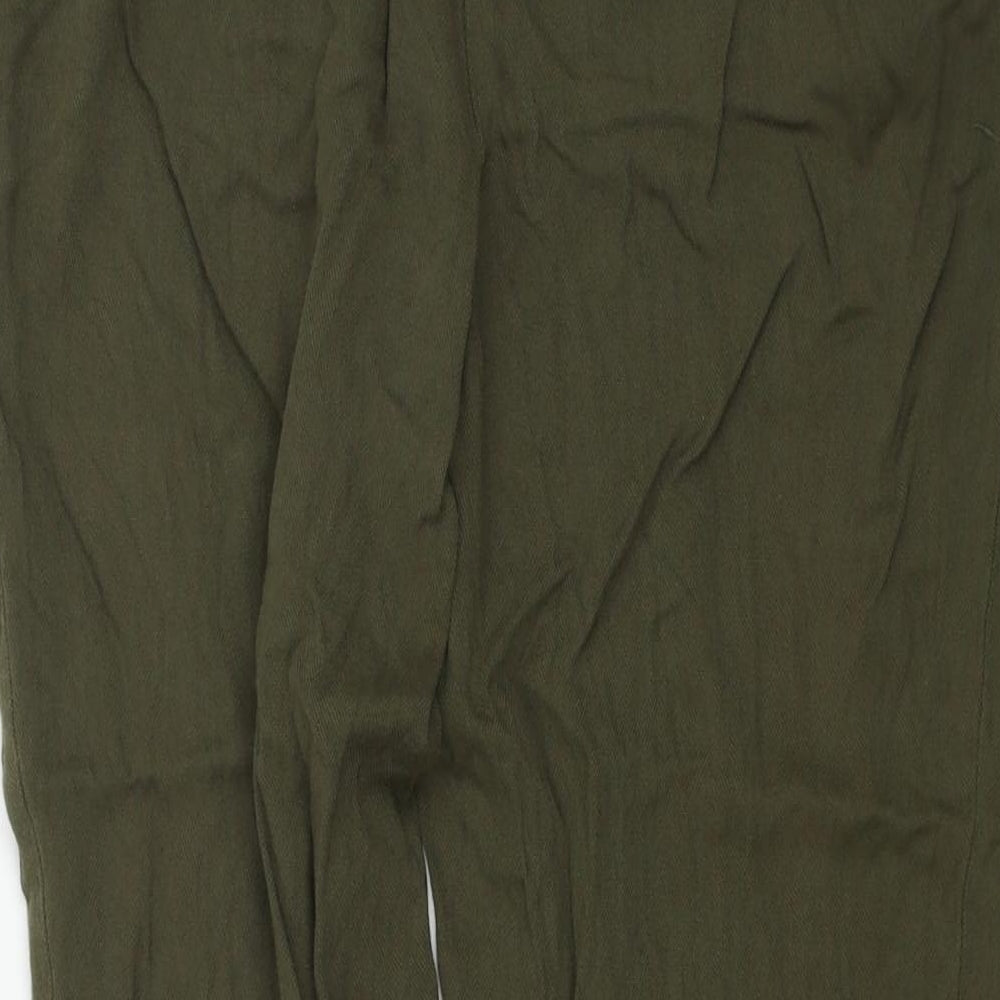 New Look Womens Green Trousers Size 10 L24 in