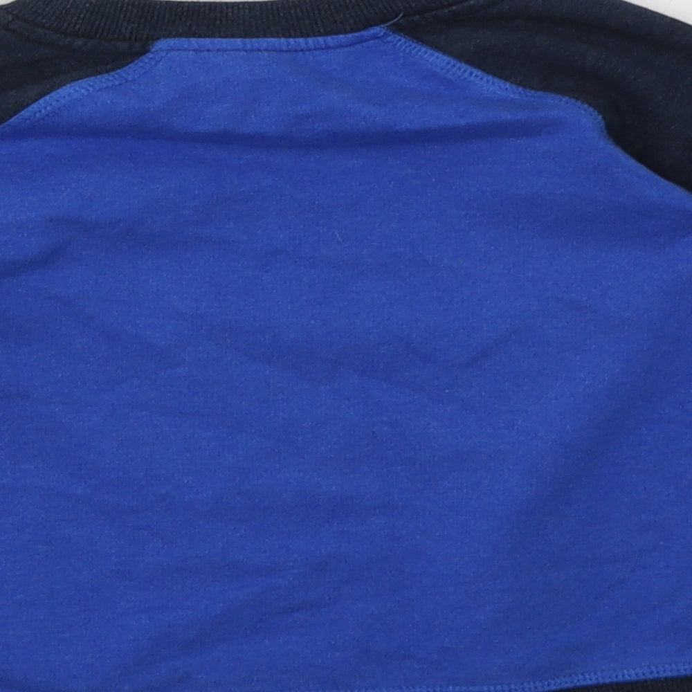 George Boys Blue Pullover Sweatshirt Size 3-4 Years