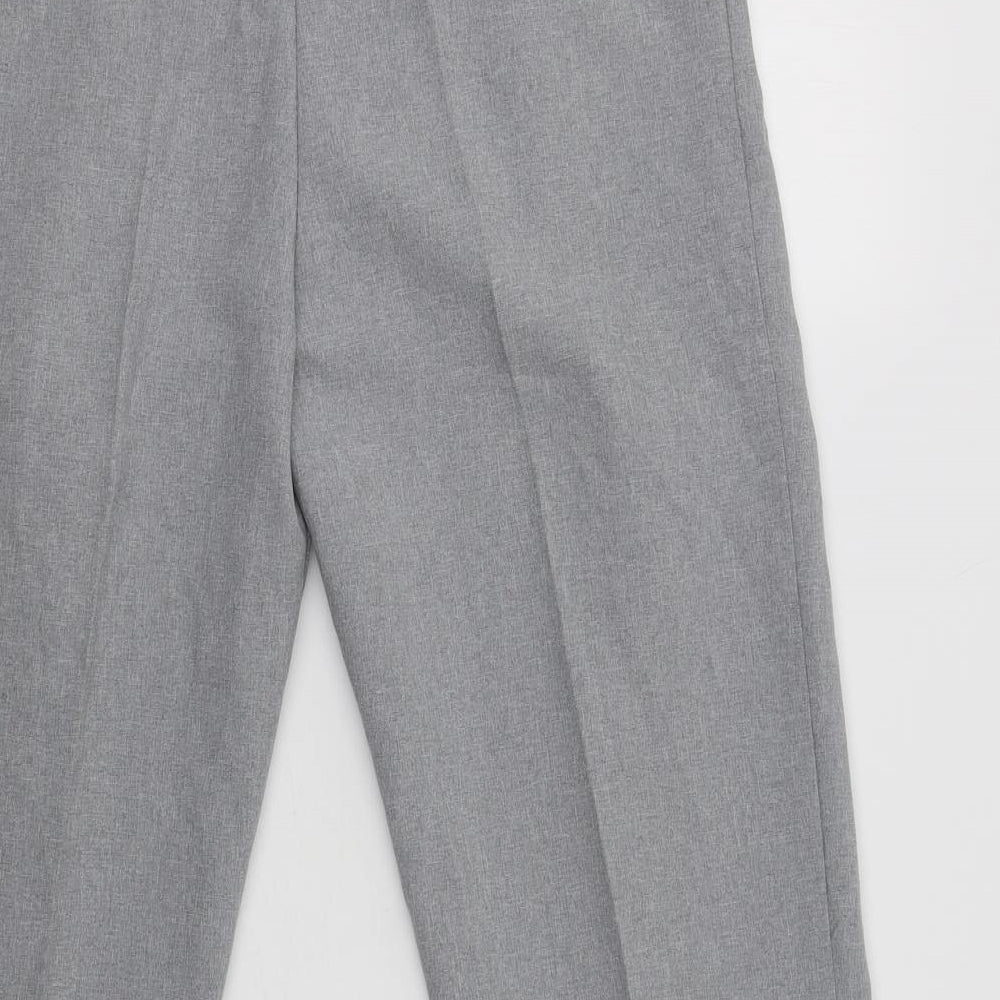 Preworn Womens Grey Trousers Size 12 L26 in