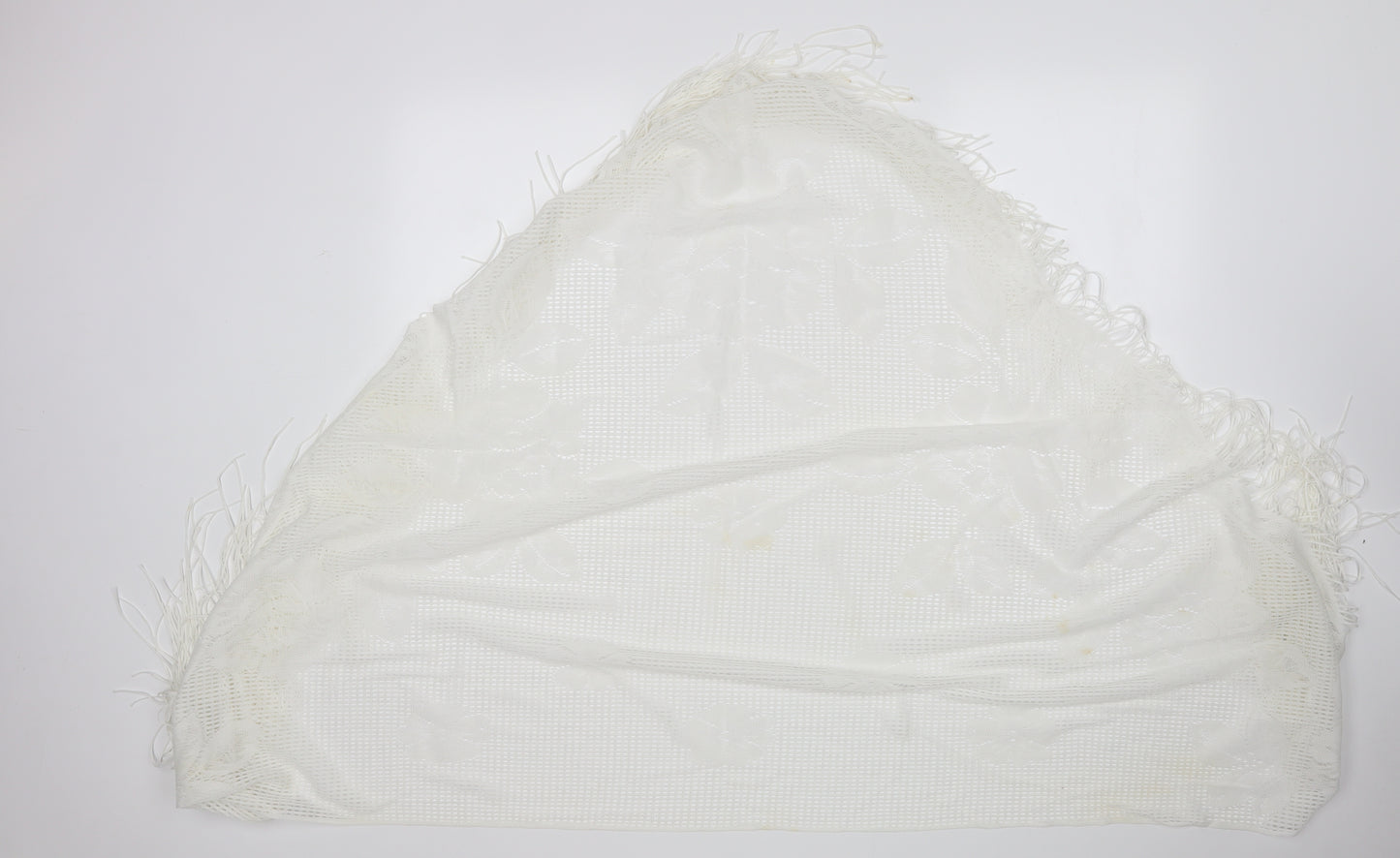 Preworn Womens White Shawl/Wrap