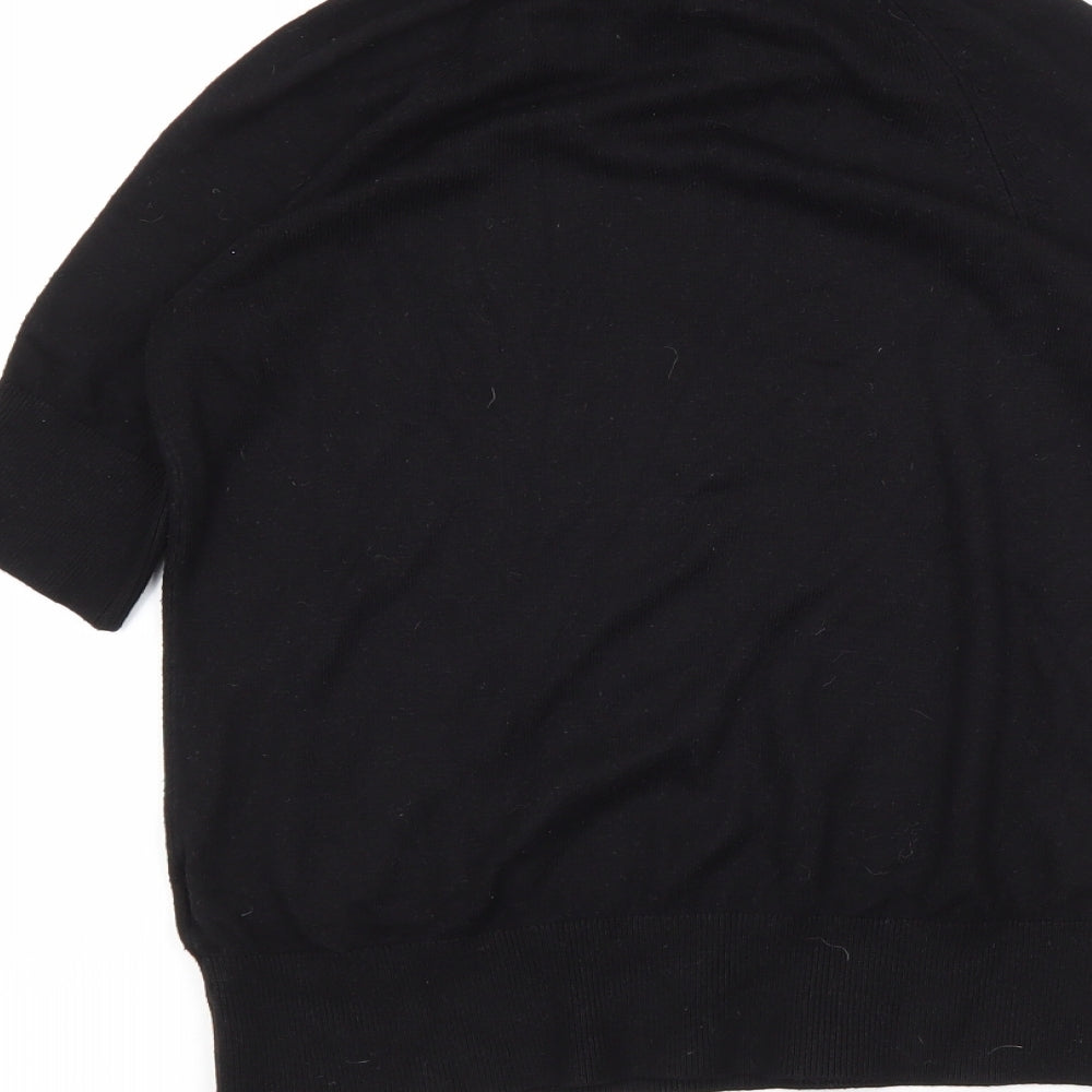 ESMARA Womens Black Basic T-Shirt Size S