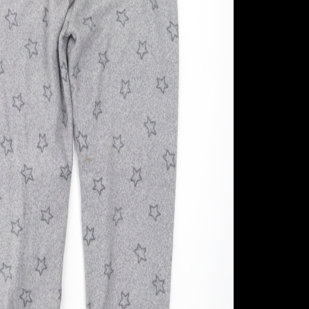 Primark Girls Grey Geometric Capri Pyjama Pants Size 9-10 Years