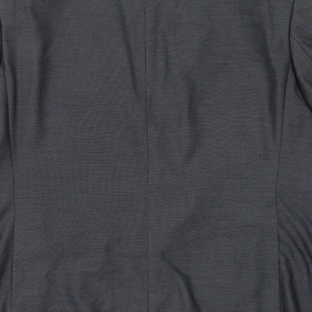 Taylor & Wright Mens Grey Geometric Jacket Suit Jacket Size 48