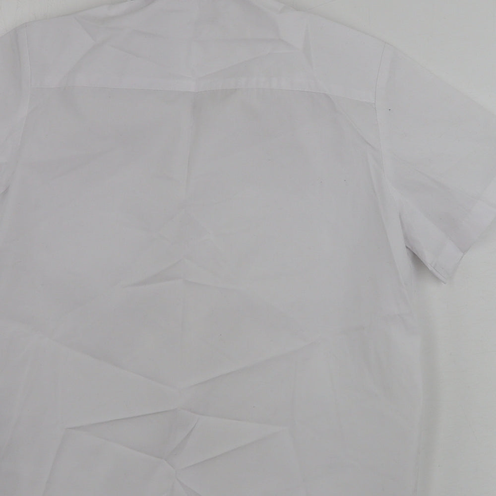 Debenhams Boys White Basic Button-Up Size 10 Years