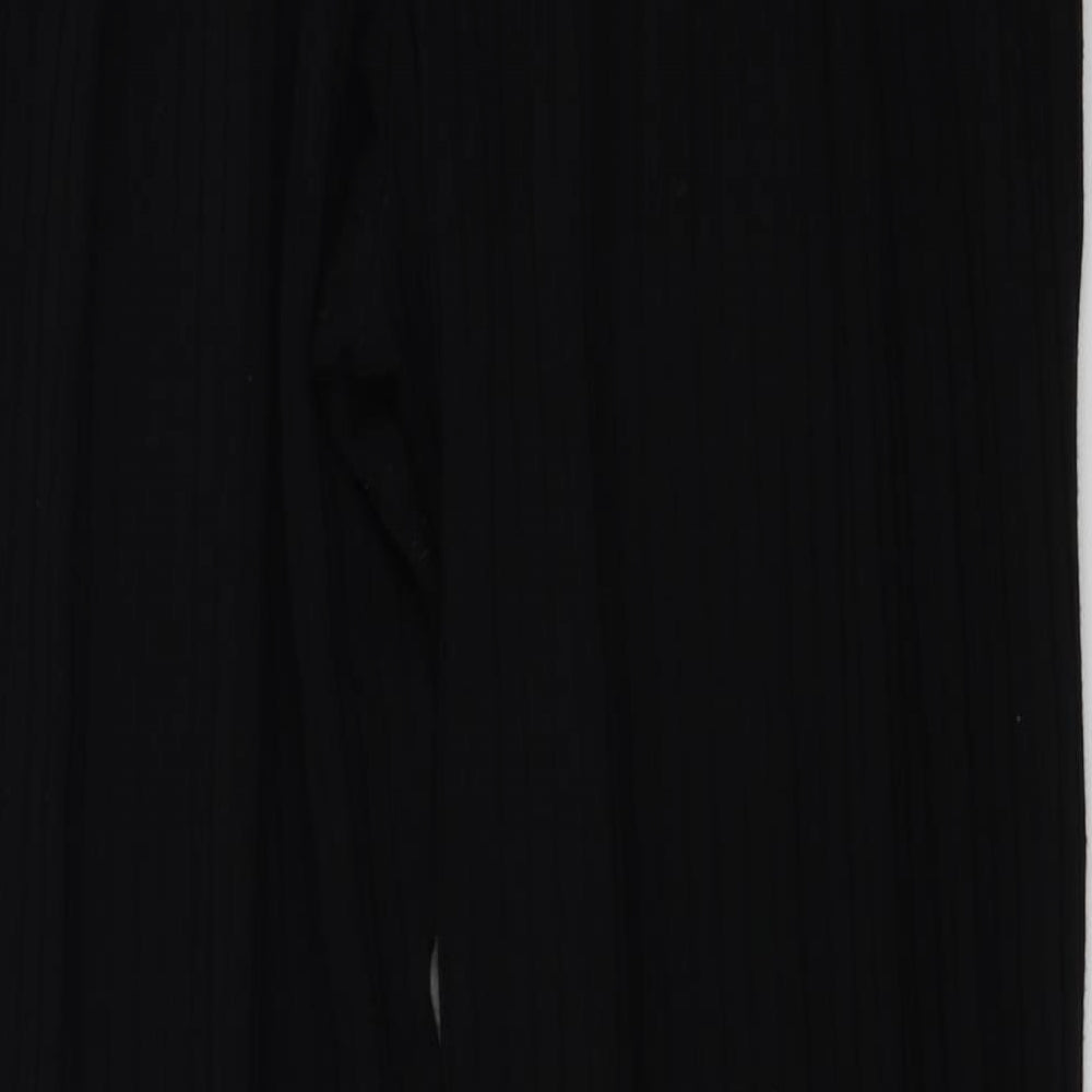 New Look Womens Black Trousers Size M L26 in