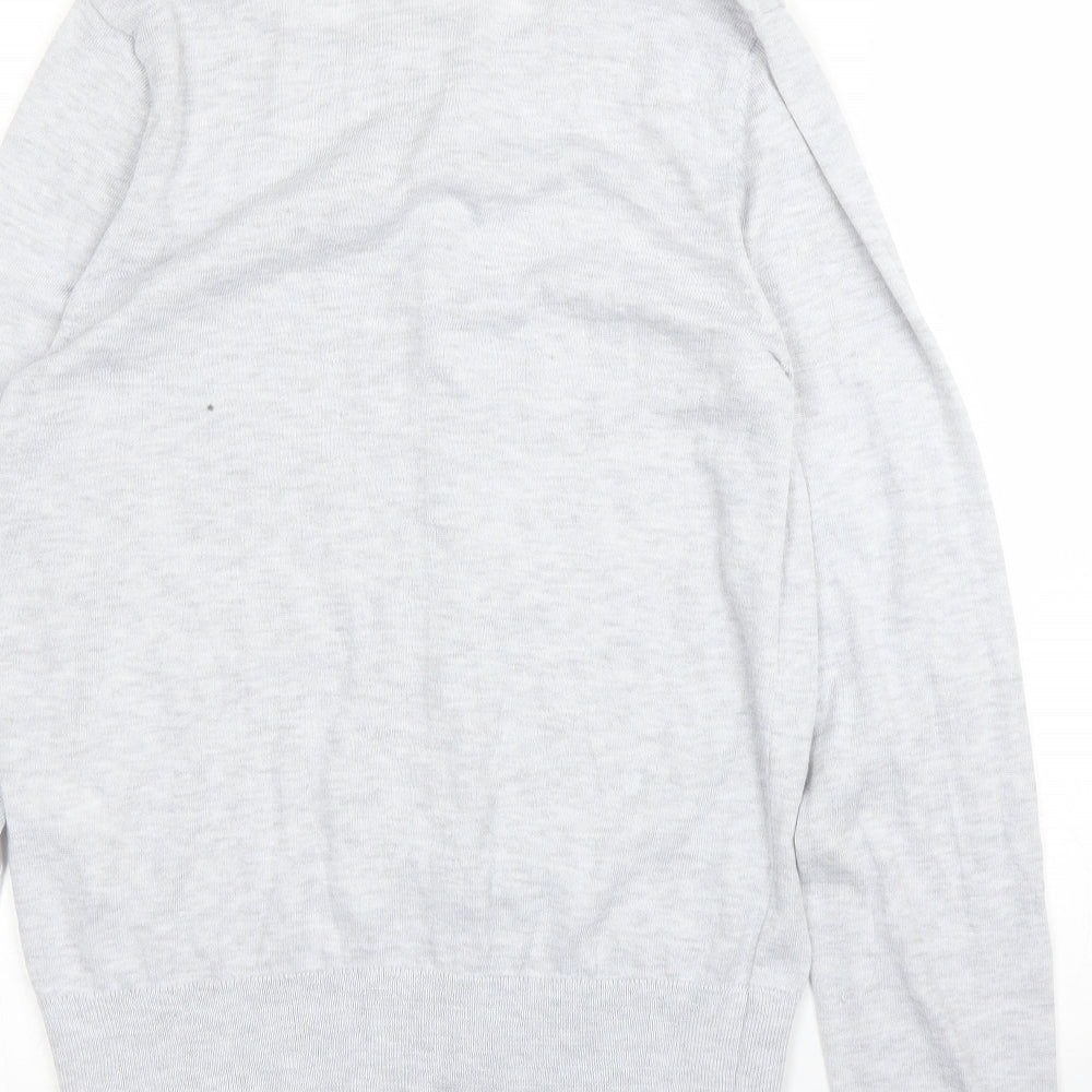 New Look Womens Grey Cardigan Jumper Size 12