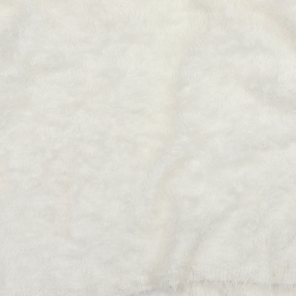 Sarah Hamilton Womens White Cardigan Jumper Size XL