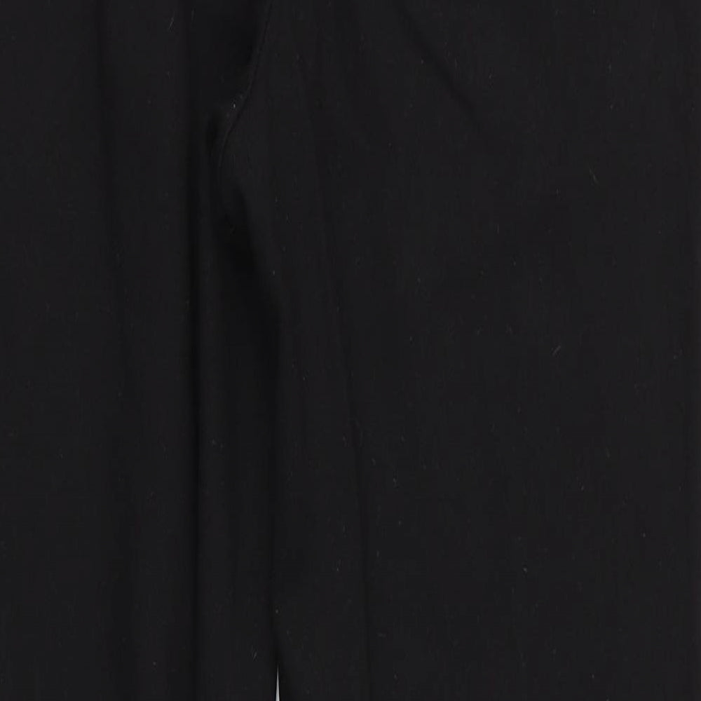 Oasis Womens Black Trousers Size 8 L27.5 in