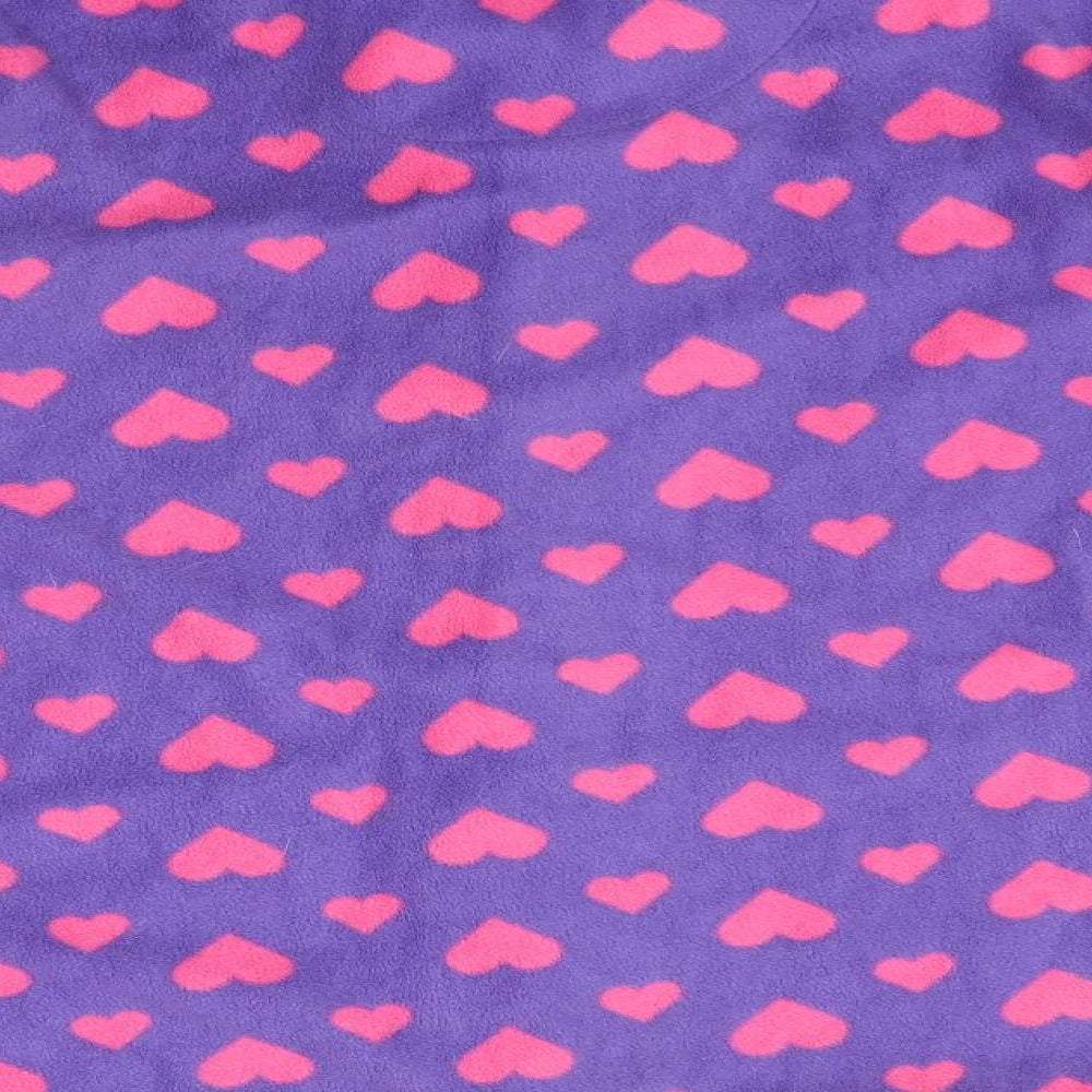 SELENA Womens Multicoloured Solid Pyjama Top Size 12 - HEARTS