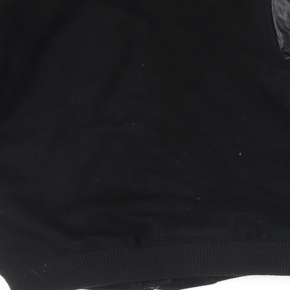STILE BENETTON Boys Black Jacket Size S