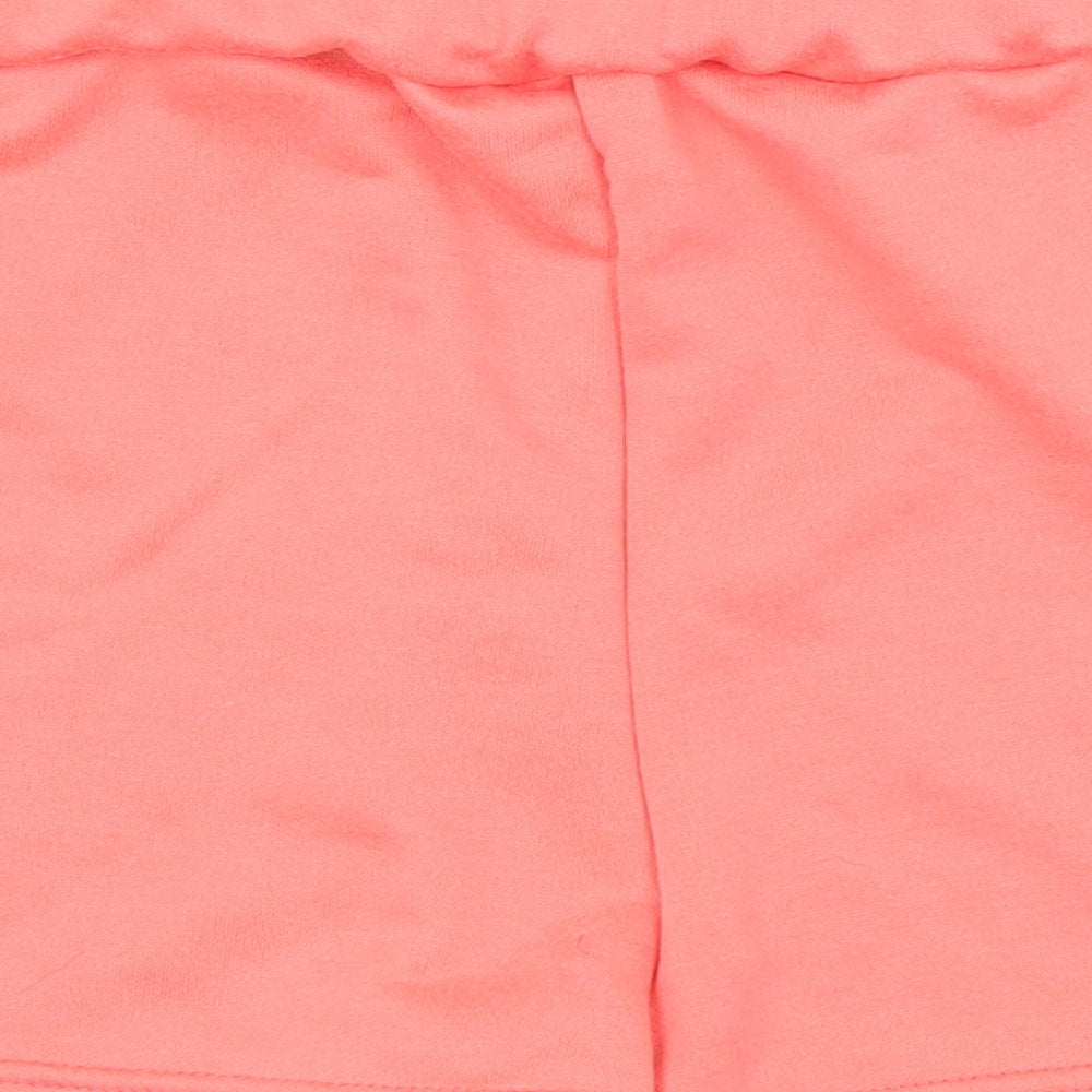PRETTYLITTLETHING Womens Pink Sweat Shorts Size 6
