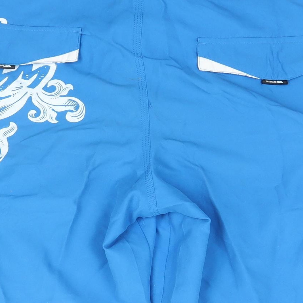 Trespass Mens Blue Cargo Shorts Size L