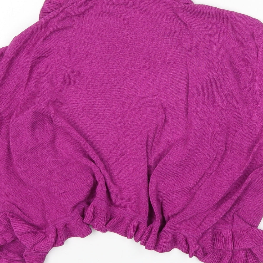 Klass Womens Purple Cardigan Jumper Size XL