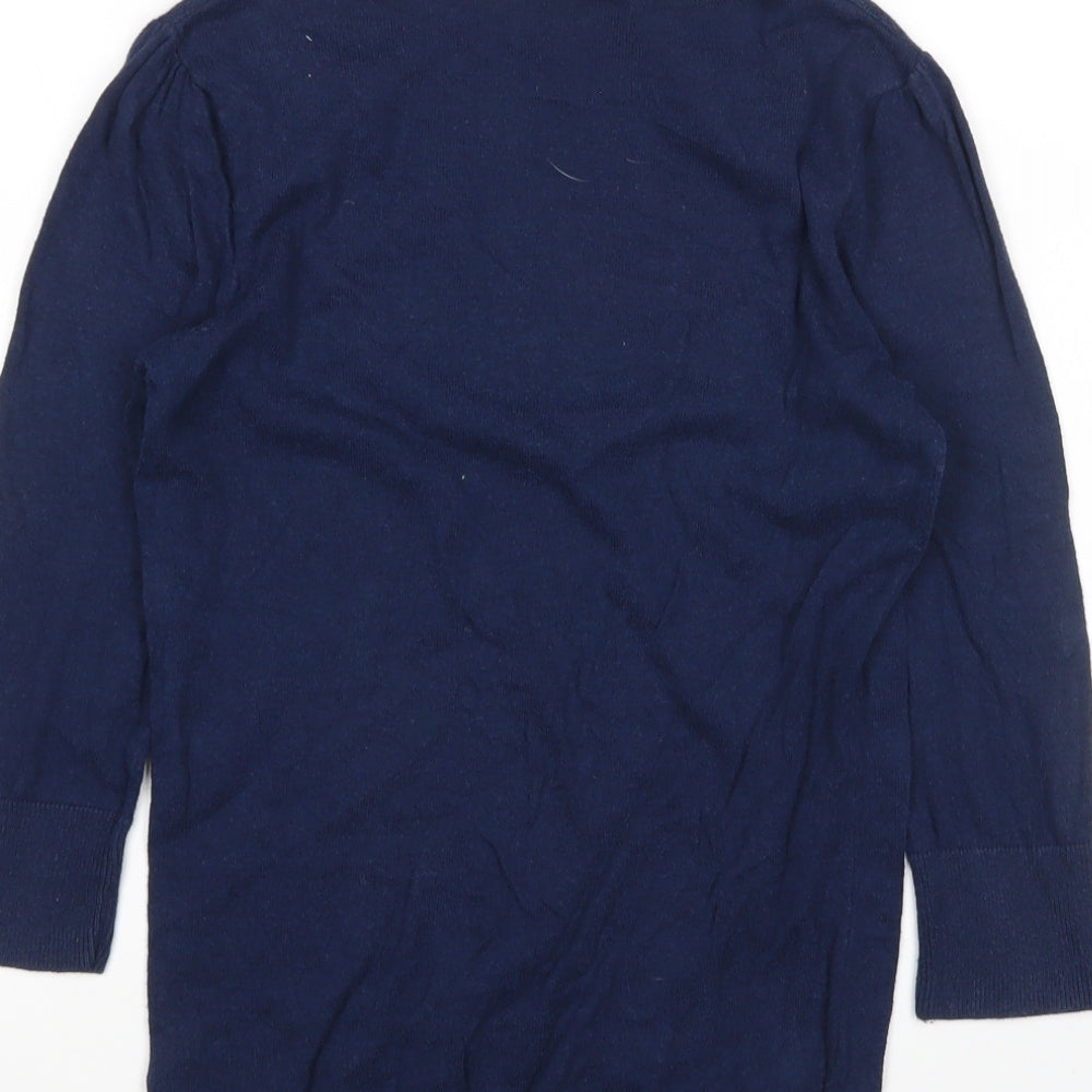 Topshop Womens Blue Pullover Jumper Size 8