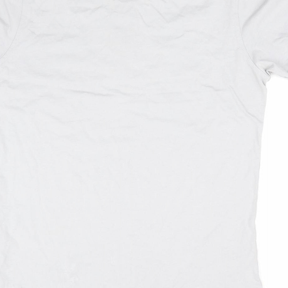 Intense Menswear Mens Grey Polka Dot Polo Size S - Spider Logo