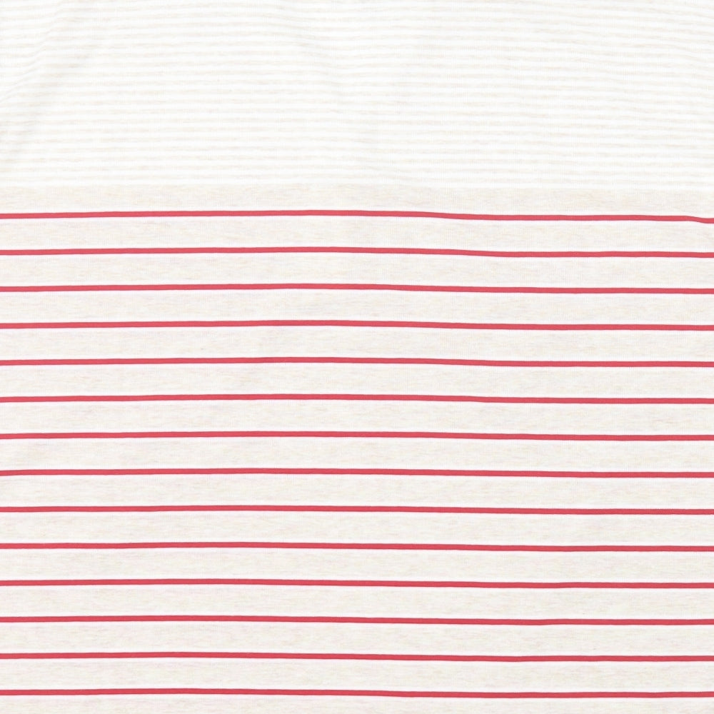BM Mens Multicoloured Striped Polo Size L