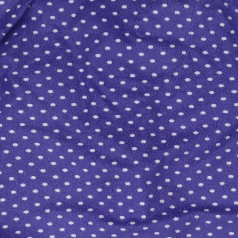 Karen Neuburger Womens Purple Polka Dot Pyjama Top Size XL