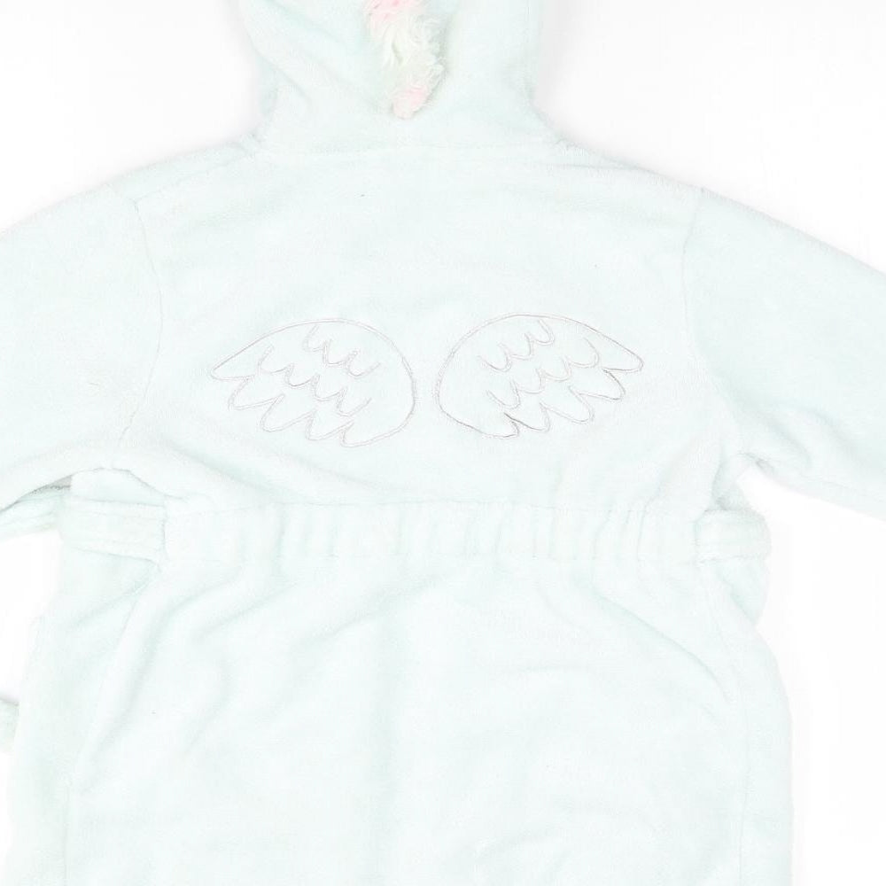 Matalan Girls White Solid Top Gown Size 7 Years - Unicorn