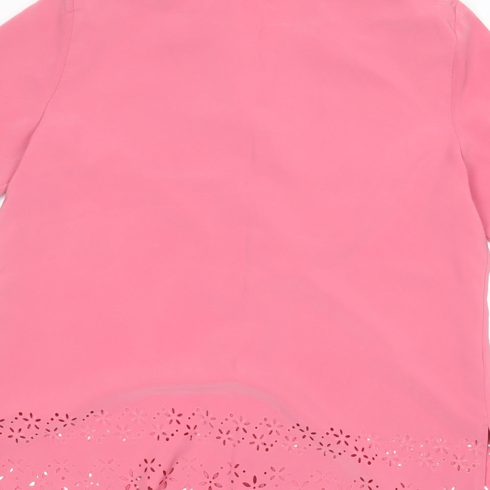 Preworn Womens Pink Cardigan Jumper Size 18